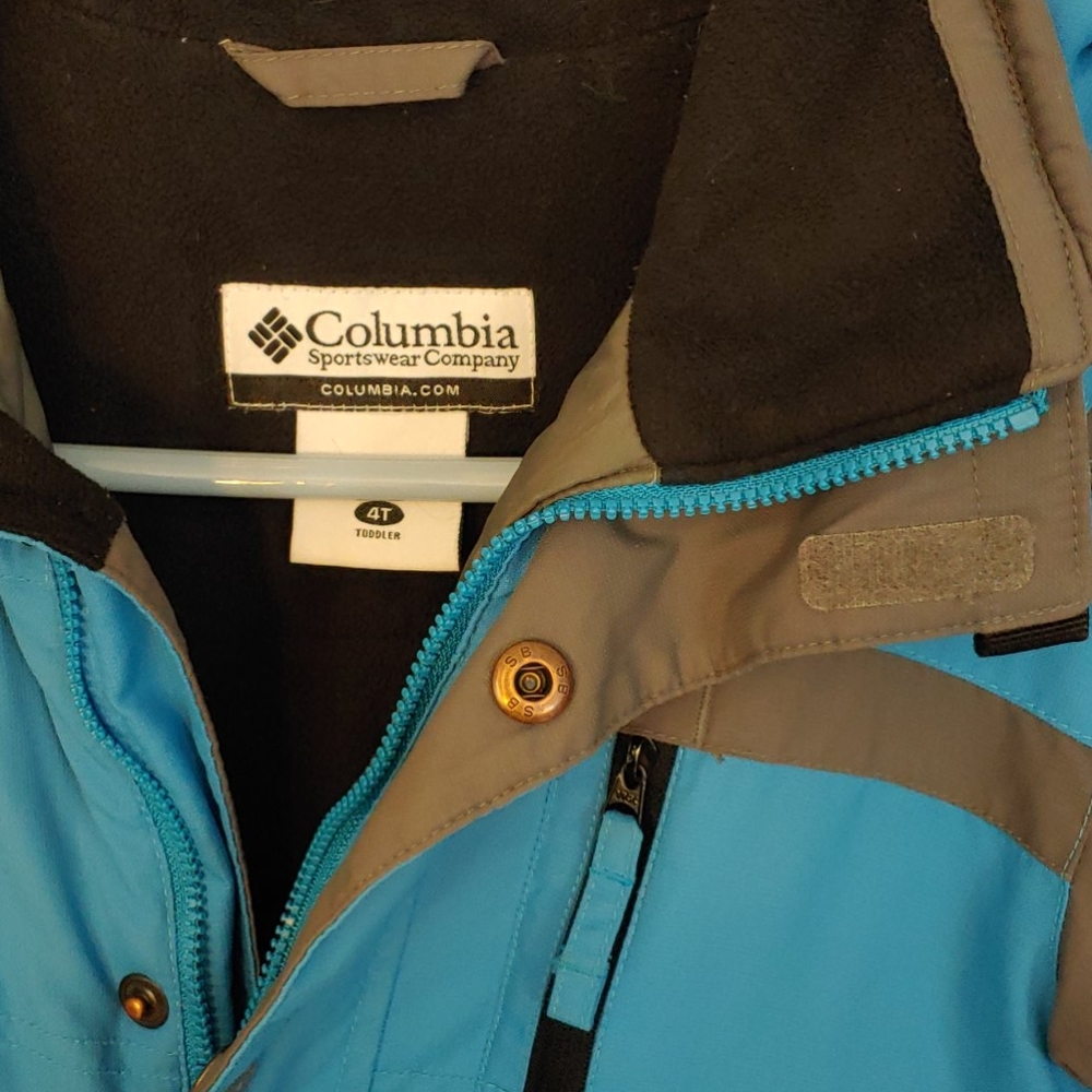 Columbia size 4T blue ski snowboard snow jacket